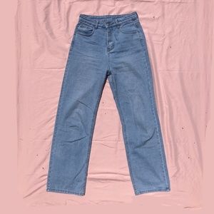 high rise baggy jeans